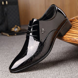 men luxury Newest italian oxford shoes with patent leather for wedding plus size 38-48