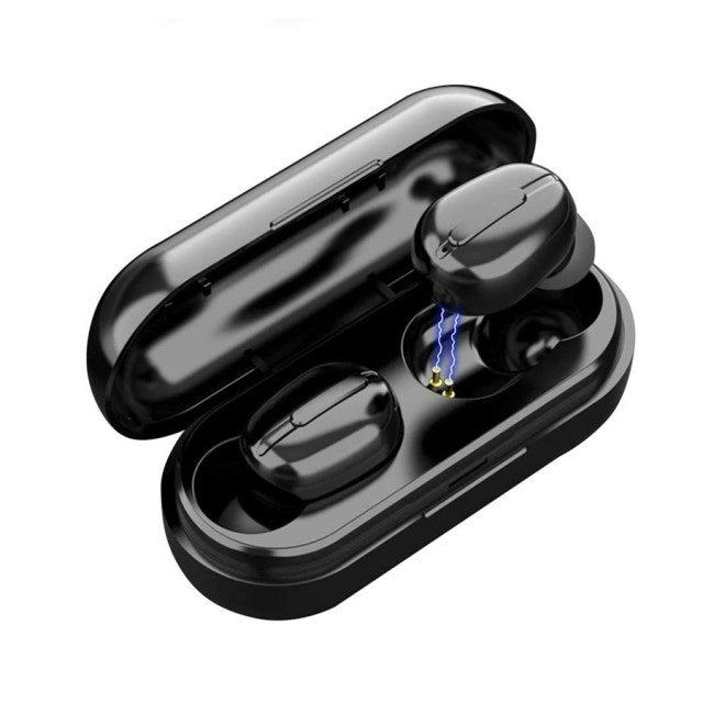 Wireless Headphones With Microphone Sports Waterproof Headsets Charging Box