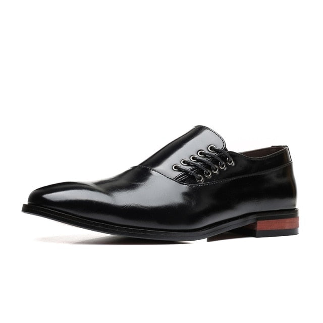 Leather Men Formal Dress Casual Business Men Shoes