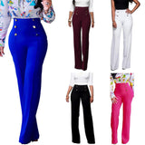 summer high waist long pant trousers for Women