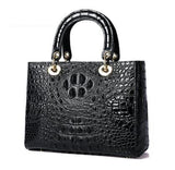 Quality Crocodile Pattern Genuine Women Leather Handbag
