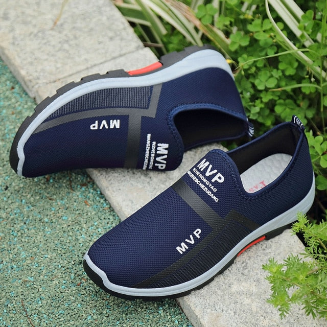 Men Casual Slip On Mesh Lightweight Sneakers Shoes