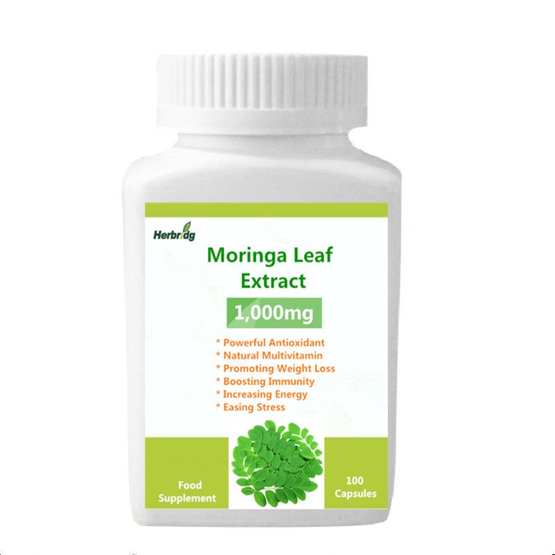 Organic Moringa Leaf Powder 10000 mg 100 caps