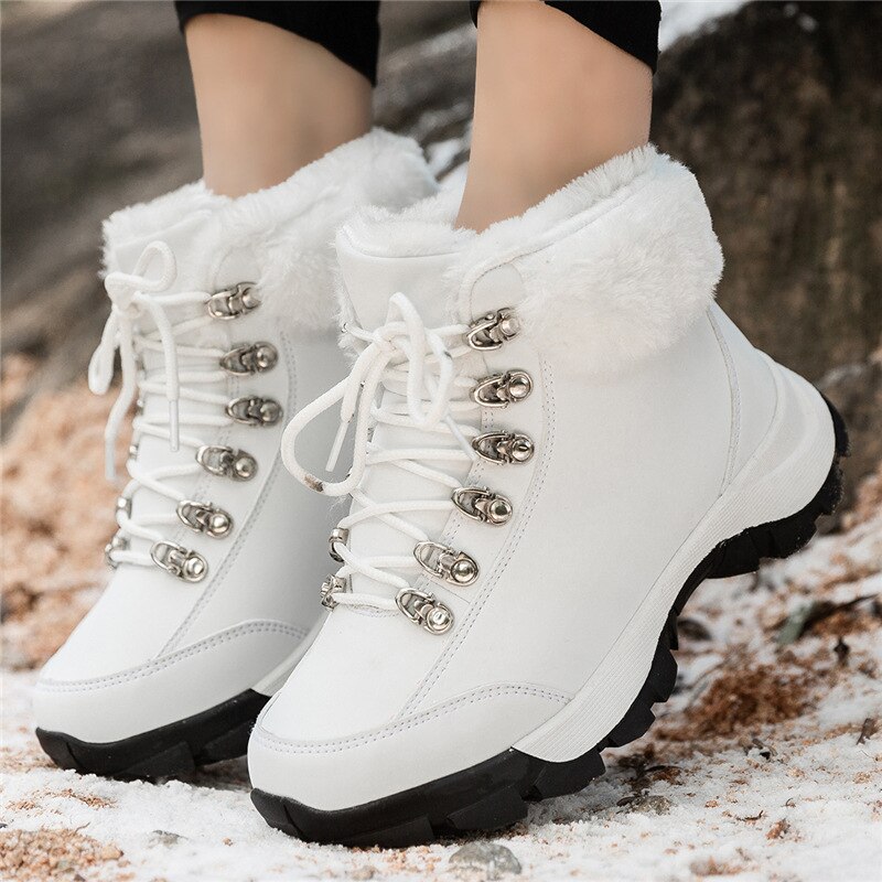 Female Snow Boots Winter Warm Shoes