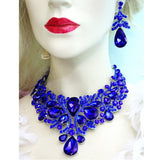 Royal  blue color Women jewelry sets