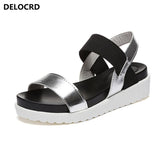 Summer Sandals For Women New Shoes Peep-toe Sandalias Flat Shoes Roman Sandals Shoes Woman