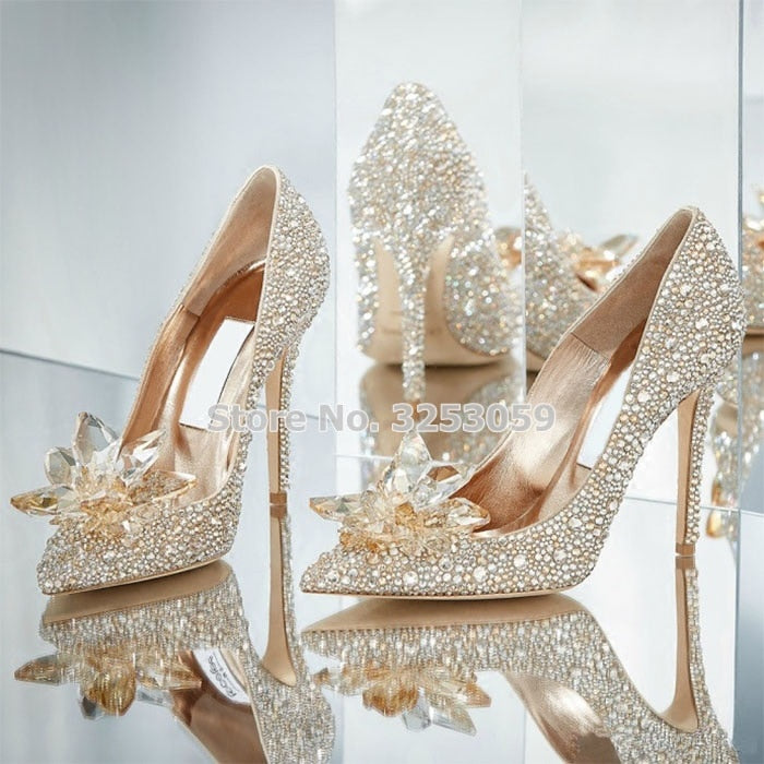 Bling Bling Cinderella's Crystal Shoes