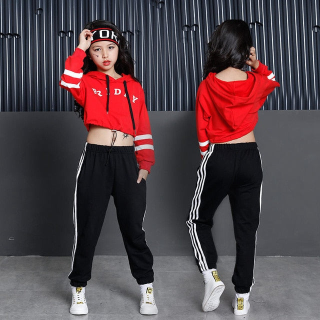 Buy Kids Clothes For Hip Hop Costumes Wear Street Dance Clothing Sets  Tennis Football Sports Wear For Teenager Girls And Boys from Hangzhou Dart  New Materials Co., Ltd., China